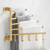 Wall-Mounted Rotating Towel Rack